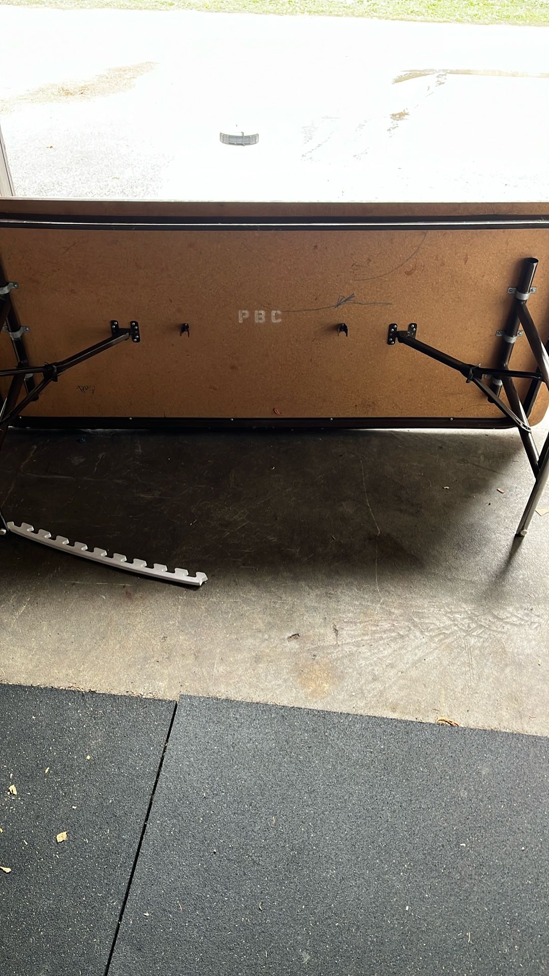 Wooden Table (adjustable Height)