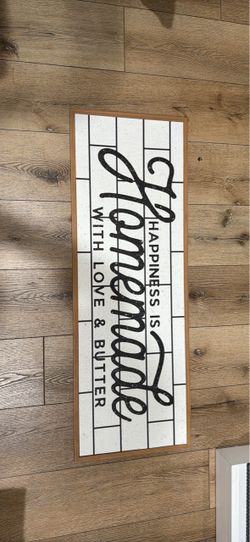 Farmhouse Wood Framed Wall Sign