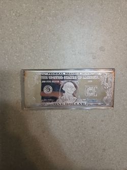 1999 $1 Denomination 4 Oz 999 Silver Bar. Rare