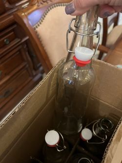 Glass Bottles with Caps