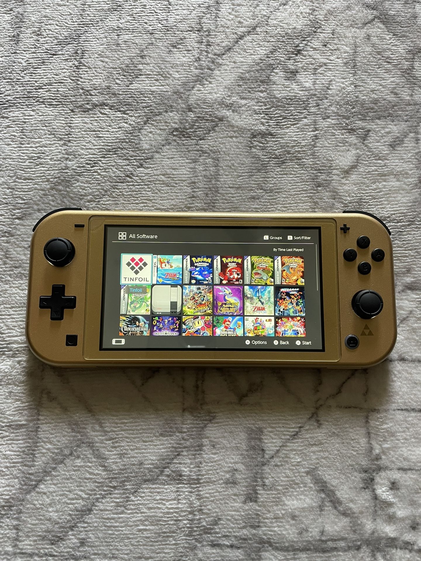 Nintendo Switch Lite Hyrule Edition With Games Included