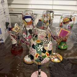 LOLITA HAND PAINTED GLASSES