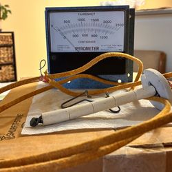 Old Pyrometer And Thermocouple SPS