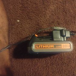 Black And Decker 20v Batteries And Charger 