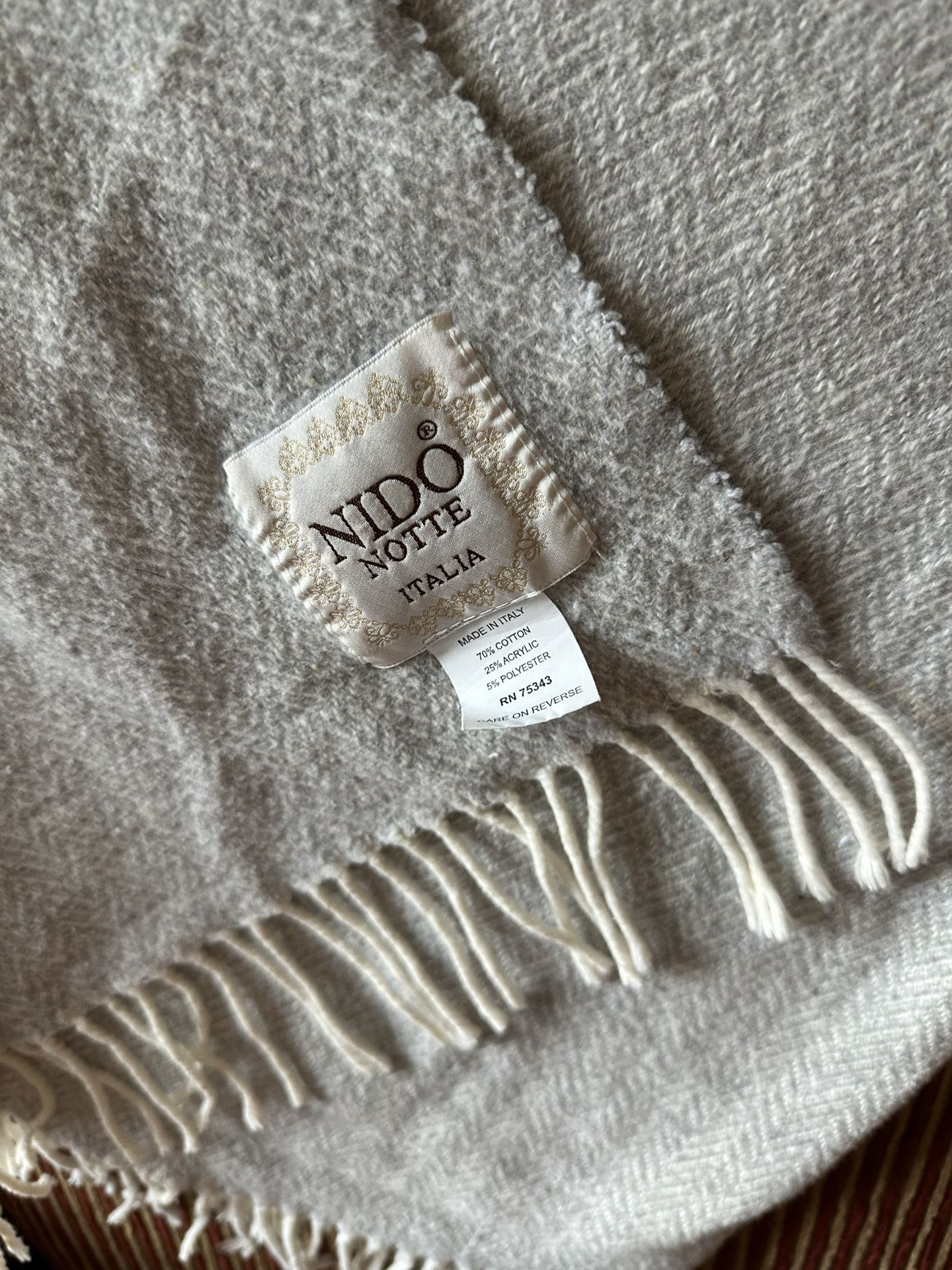 Nido Italia Throw Blanket