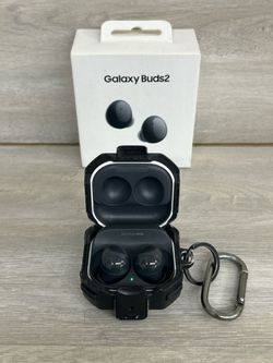Samsung Galaxy Buds 2 SM-R177 Graphite Wireless Earbuds Noise Cancel, (PO1022112)