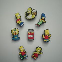 The Simpsons Croc Charms 