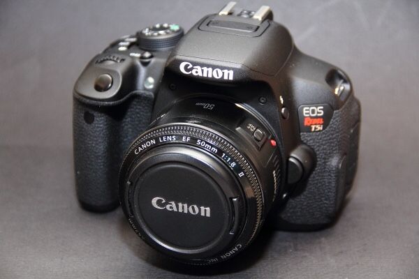 Canon T5i w/ Portrait lense 50mm 1.8