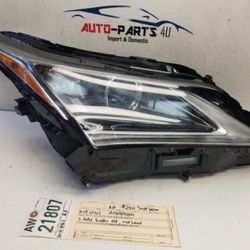 3 broken tabs 2016 - 2019 LEXUS RX350 RX450h RIGHT FULL LED HEADLIGHT OEM AW21807
