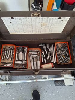Machinist Kennedy Toolbox with Tools and Equipment