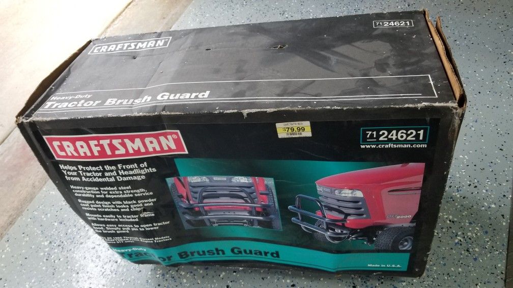 Craftsman Heavy Duty Tractor Brush Guard "New In Box Old Stock" 71-24621