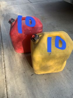 Fuel cans. 5 gals