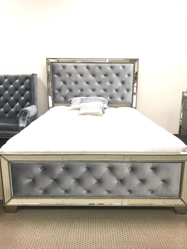 New Grey Queen Size Bed Frame For In Houston Tx Offerup New Grey Queen Size Bed Frame Houston