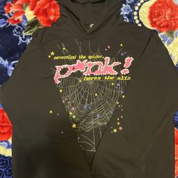 Sp5der Hoodie Pink V1