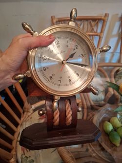 Vintage Maritime Desk Clock