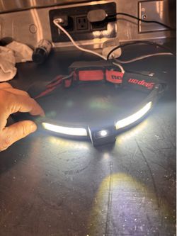 Snap-on headlamp with charger