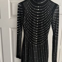 Fashion Nova Sequin/diamonds Dress