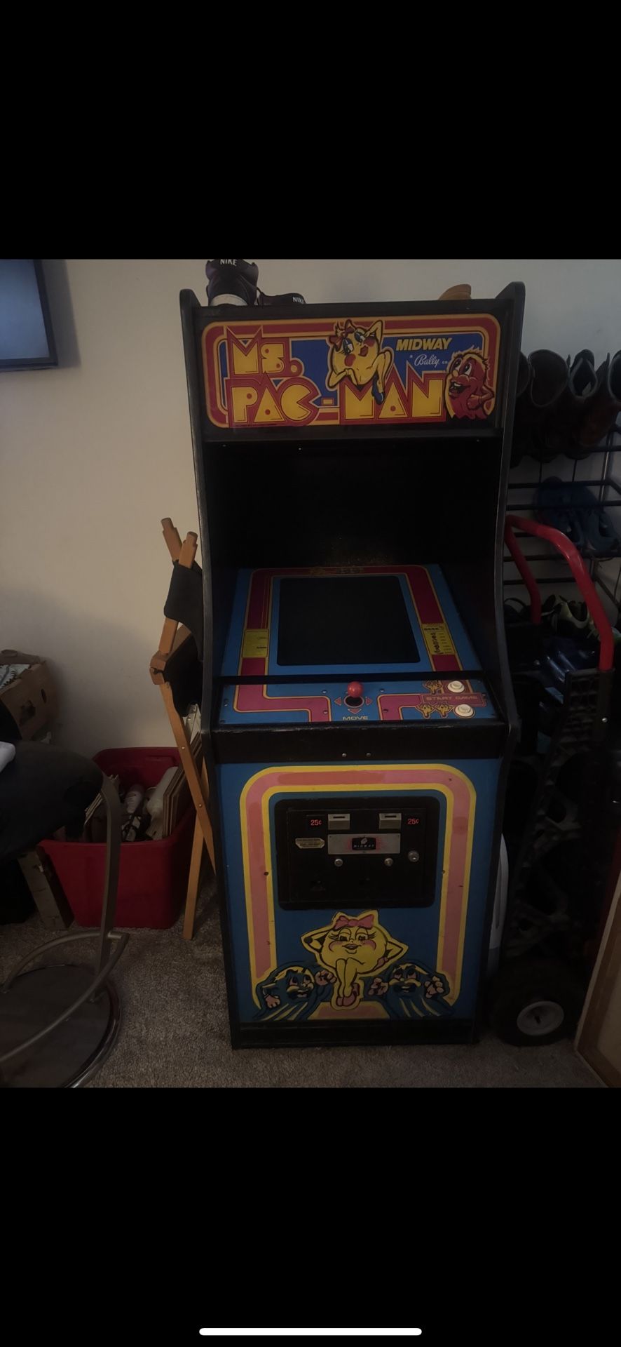 miss Pac-Man Arcade Game Collectible