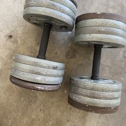 80 LB Adjustable Dumbbells 