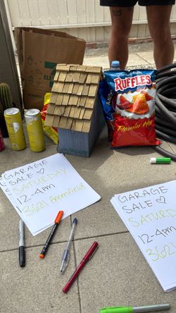 GARAGE SALE TODAY