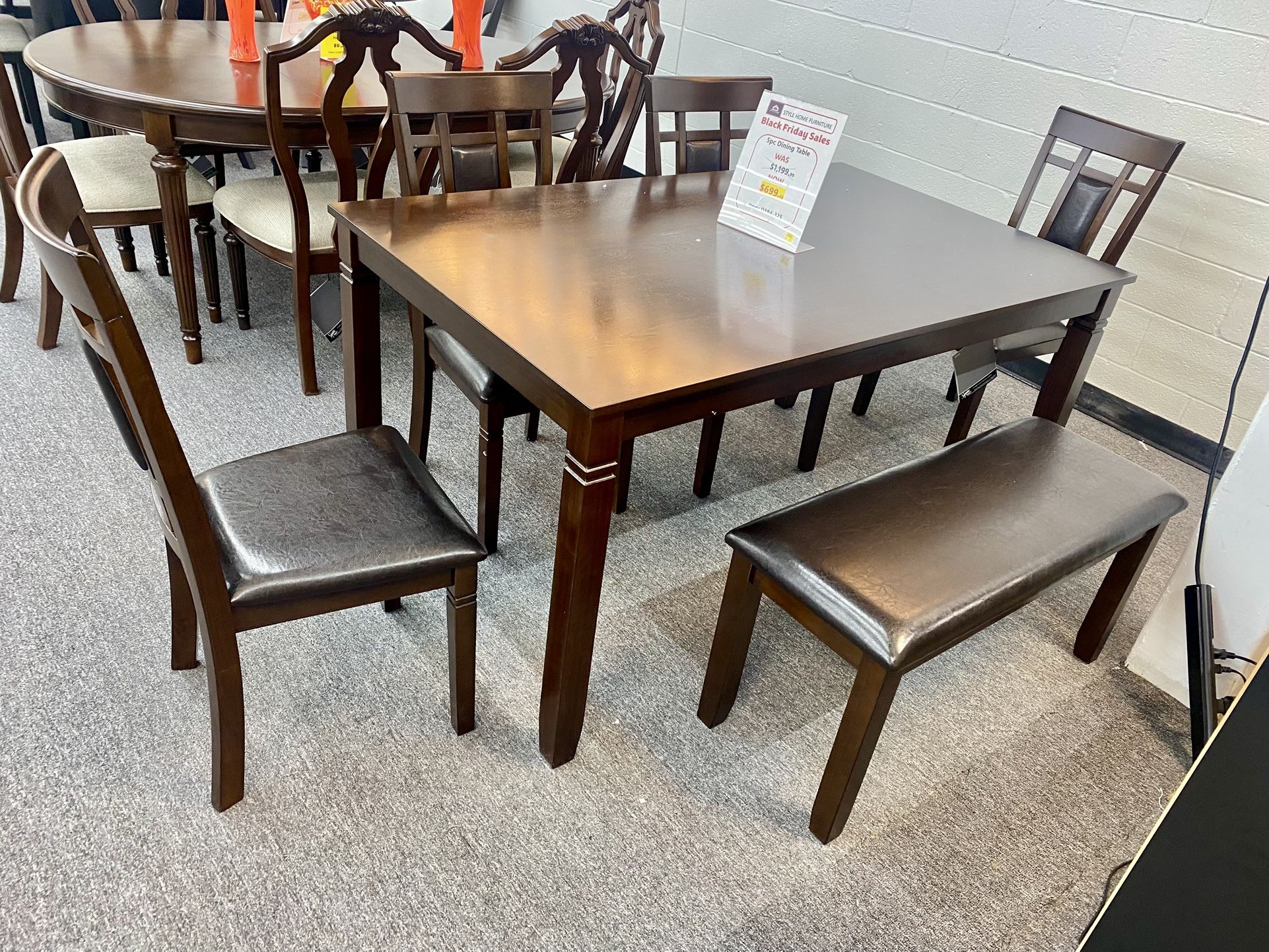 5pc Dinning Table Set $699