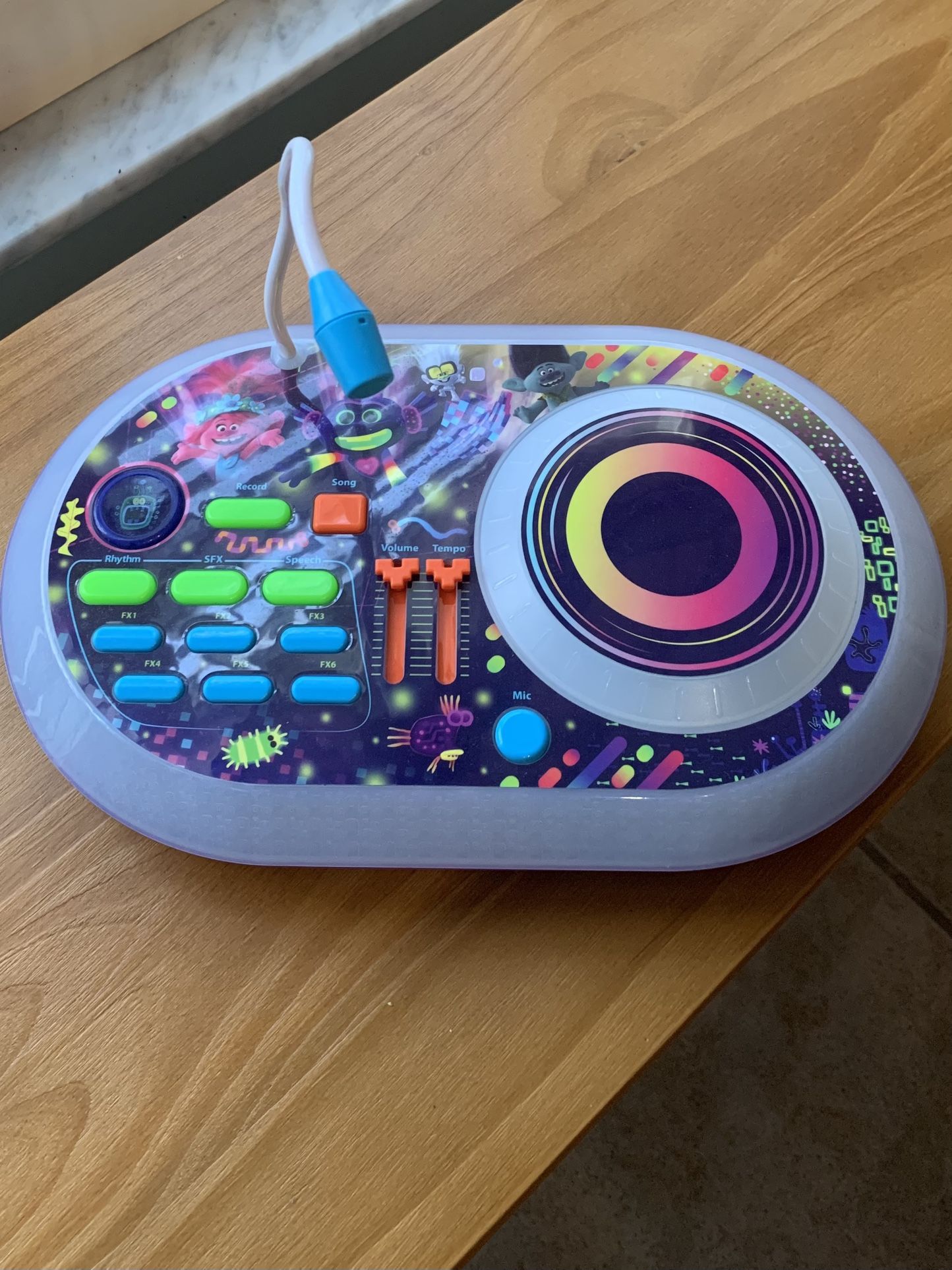 Trolls Party DJ Mixer Toy With Trolls