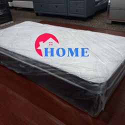 Twin Size Pilowtop Brand New 🥰 With Box Spring Free 💫