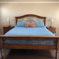 Cal King Bedroom Set - Solid Wood (6 Piece)