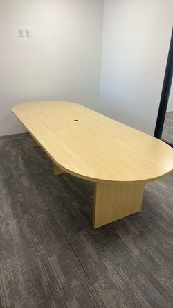 Conference room table 10’ long.