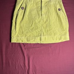 Wild Fable neon, green mini skirt