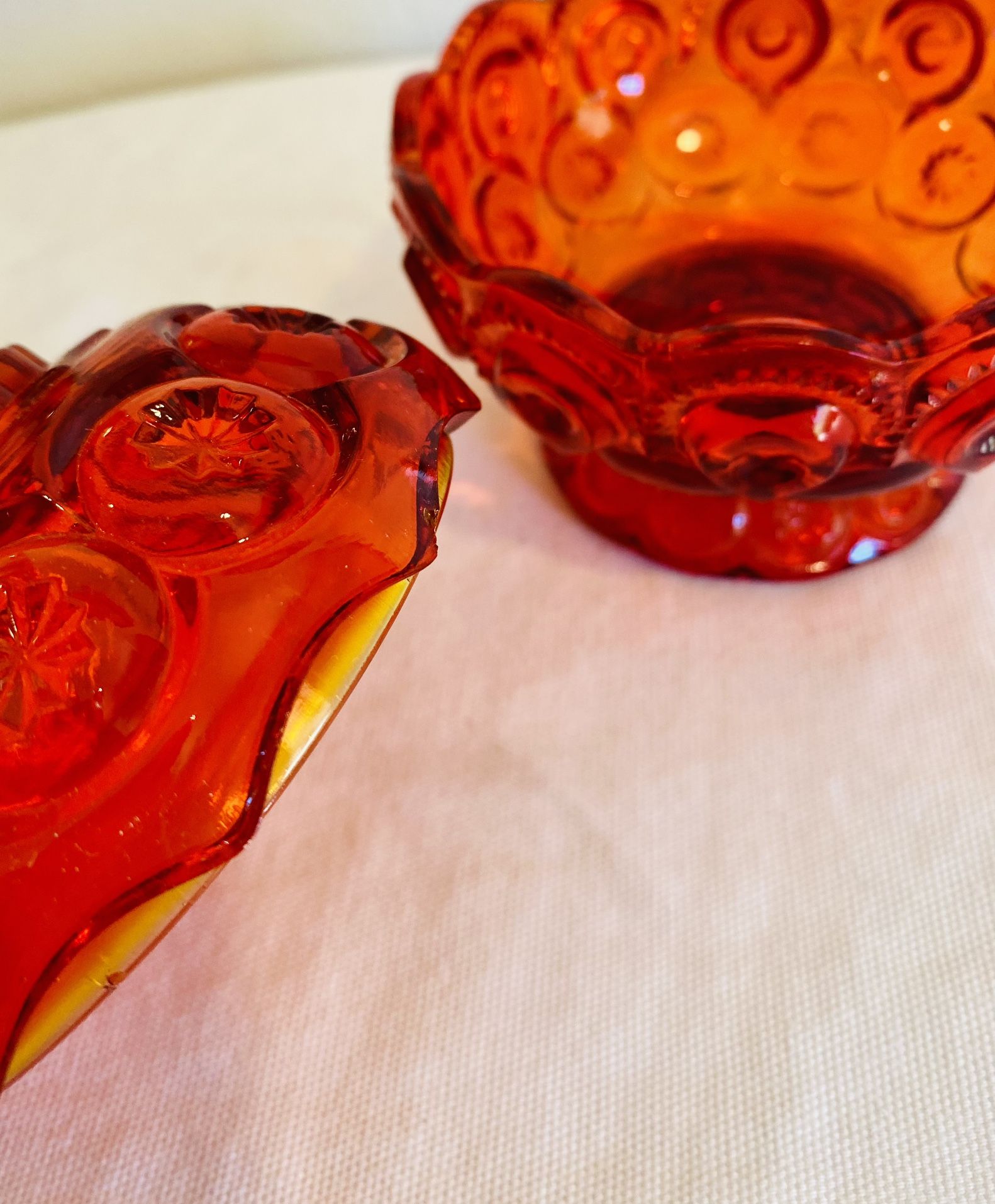 vintage le smith moon and stars compote (qty1) amberina