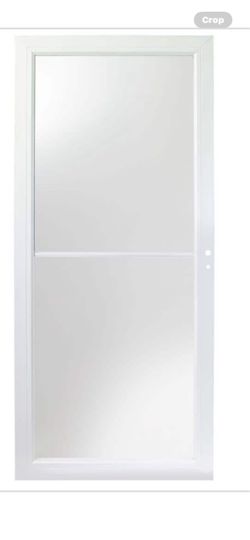 Andersen 3000 Series 32 in. x 80 in. White Right-Hand/Outswing Full View Retractable Aluminum Storm Door Store SKU# 975-412