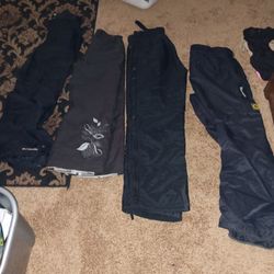 Hundreds Of Pair Of Snowboarding Pants For Kids And Adults All In Brand New Condition