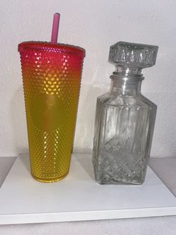 Starbucks Cup And Glass Jar