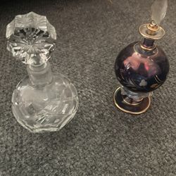 vintage perfume oil bottles 
