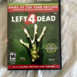 Left for dead, Xbox 360 platinum hits