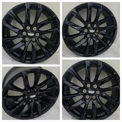 Factory 22" Escalade Black Onyx OEM Wheels Rims