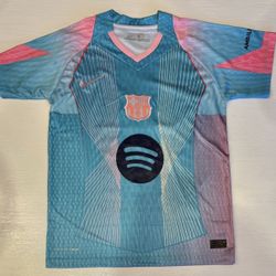 Nike FC Barcelona Lamine Yamal #10 Jersey Teal Pink