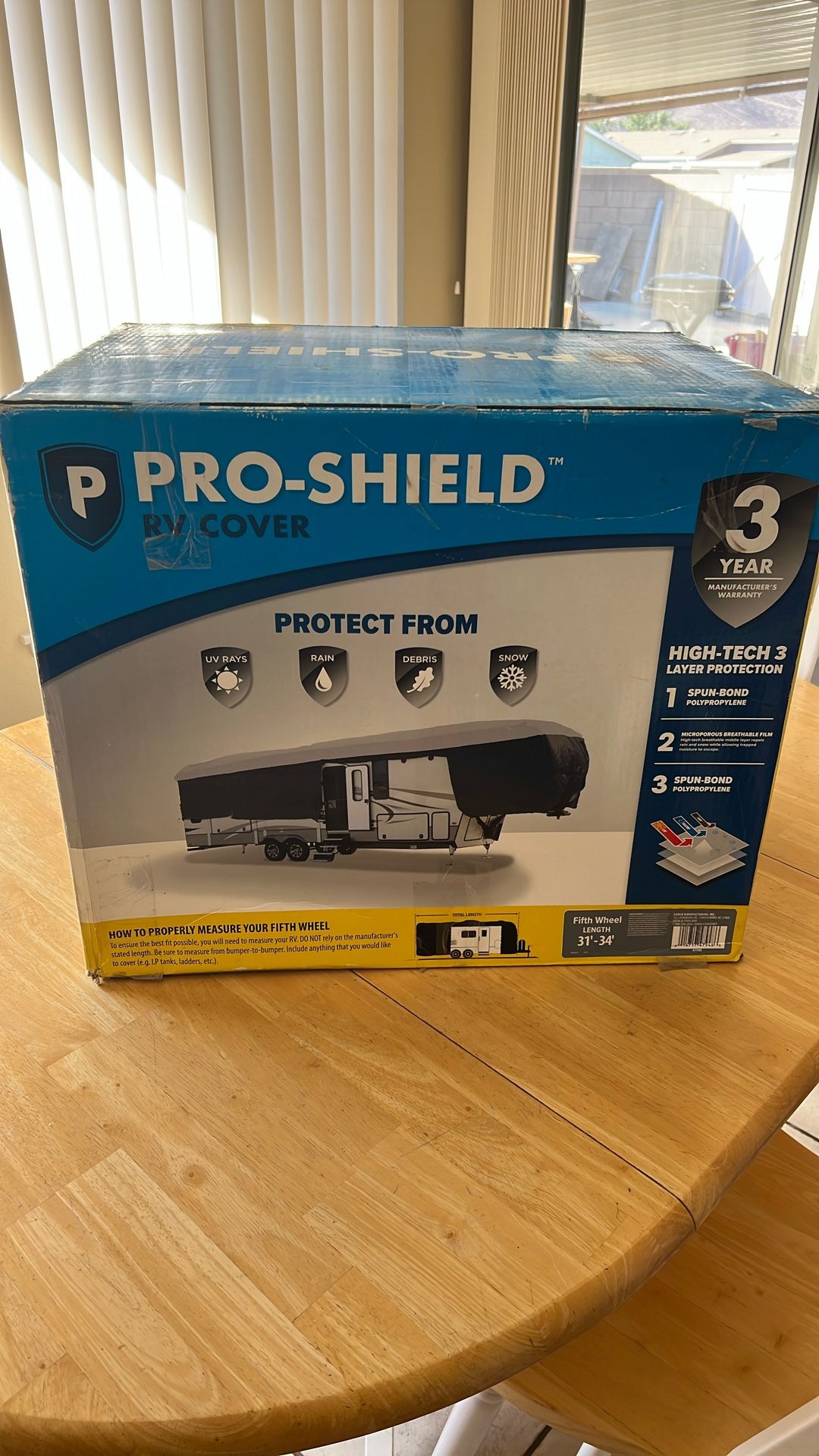 Pro Shield RV Cover Fifth Wheel Length 31’-34’