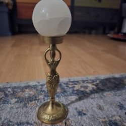 Candle Holders + Crystal Spheres