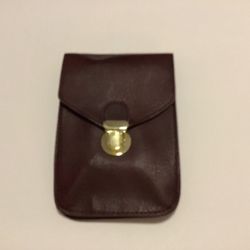 Brown Cell Phone Holding Purse