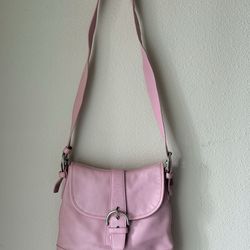 Coach Vintage Soho Y2K 9480 Pink Leather Shoulder Bag