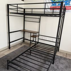 Twin Loft Bunk with desk