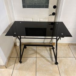 Mesa, Escritorio Para Computadora de Vidrio Templado Table, Tempered Glass Computer Desk