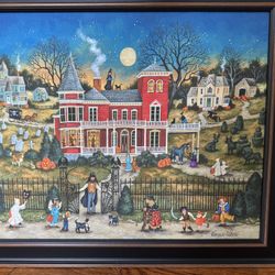 Halloween 20x24 Bonnie White Canvas Prints
