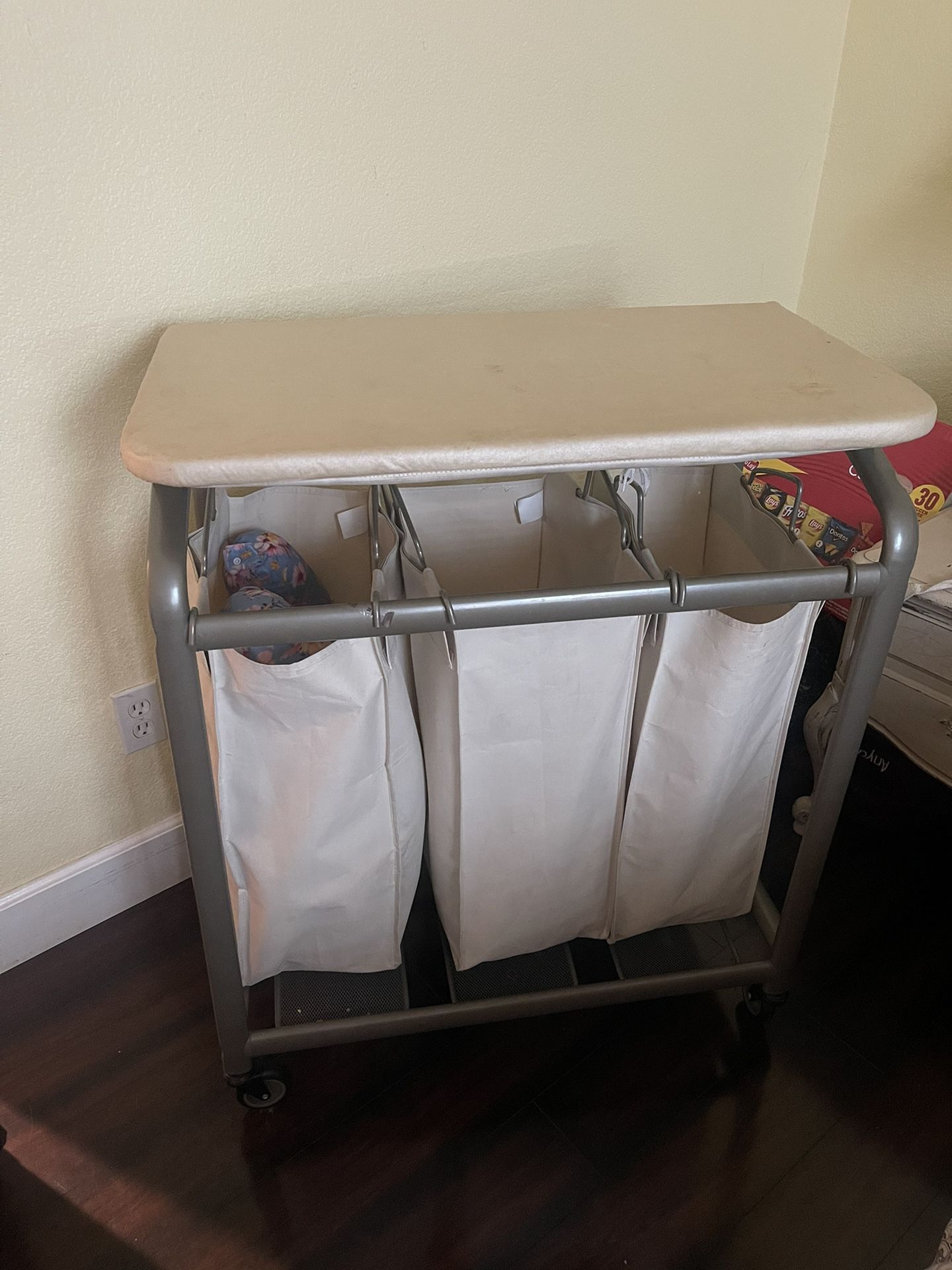 Laundry Basket Ironing Board 