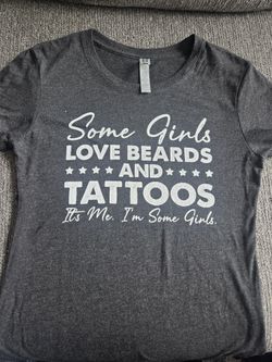 Beards & Tattoos Funny Tshirt