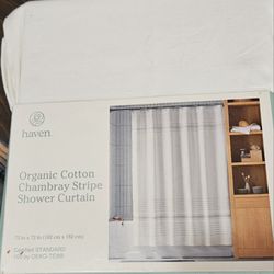 Organic Cotton Shower Curtain