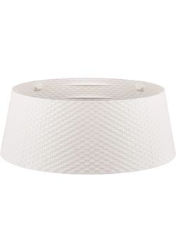 New. Tree Nest Christmas Tree Collar Round Christmas Tree Ring Plastic Wicker 21" D