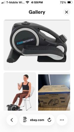 MyCloudFitness under-desk mini elliptical trainer.